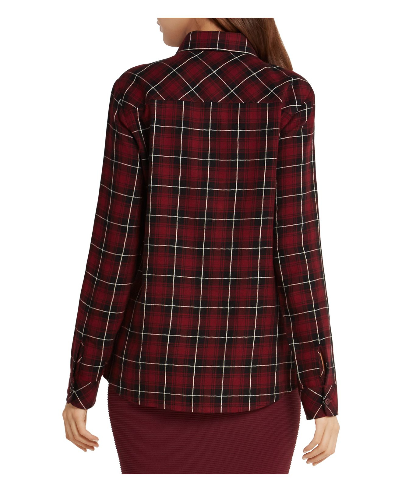 Plaid Shirts For Women. Ready to pop some pattern into your wardrobe? Check out our terrific selection of plaid shirts for women. Whether you’re headed to the mall or a night out on the town, these trendy tops are sure to give your look a bold boost.