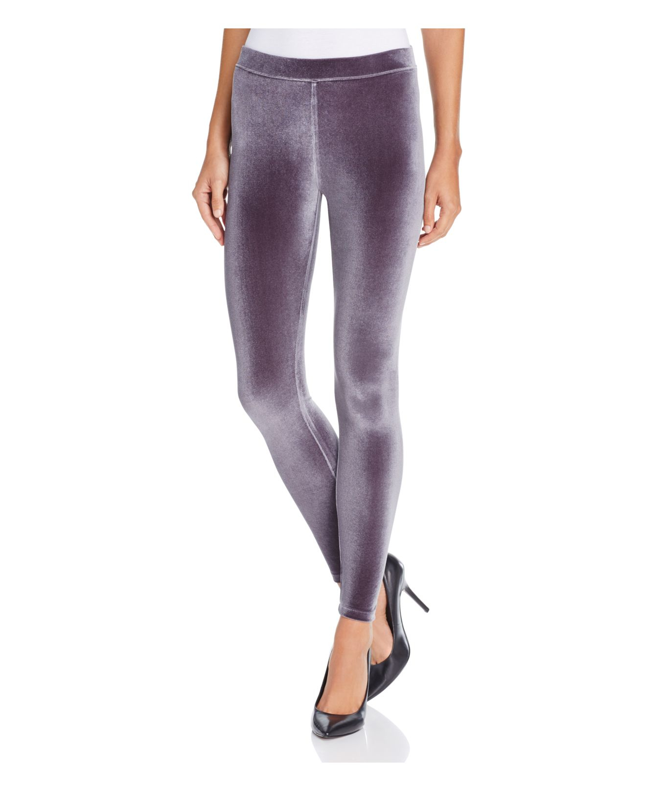 Hue Velvet Leggings in Cobblestone (Purple) Lyst
