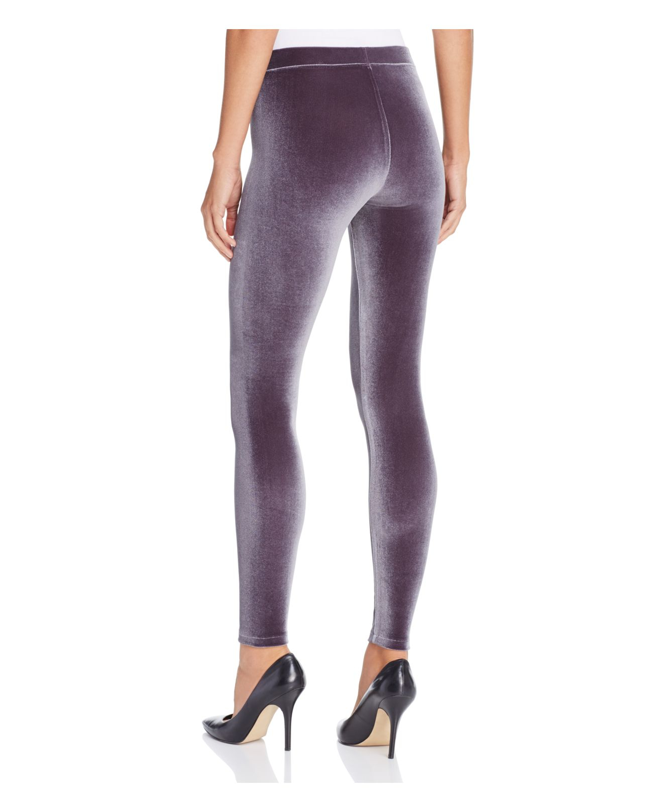Hue Velvet Leggings in Cobblestone (Purple) Lyst