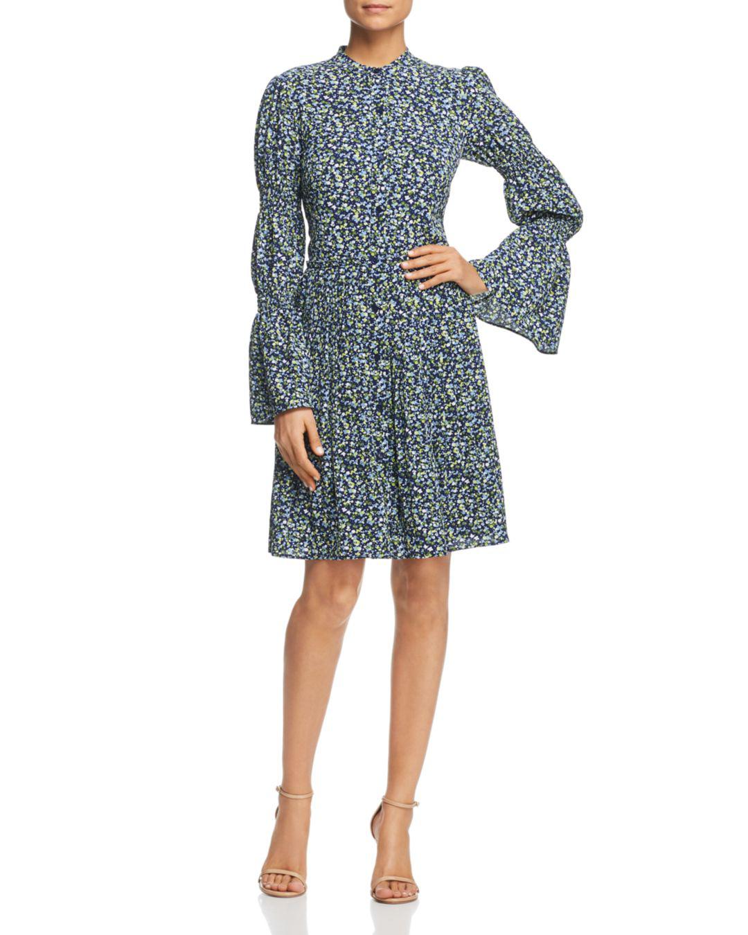 michael kors shirt dress green
