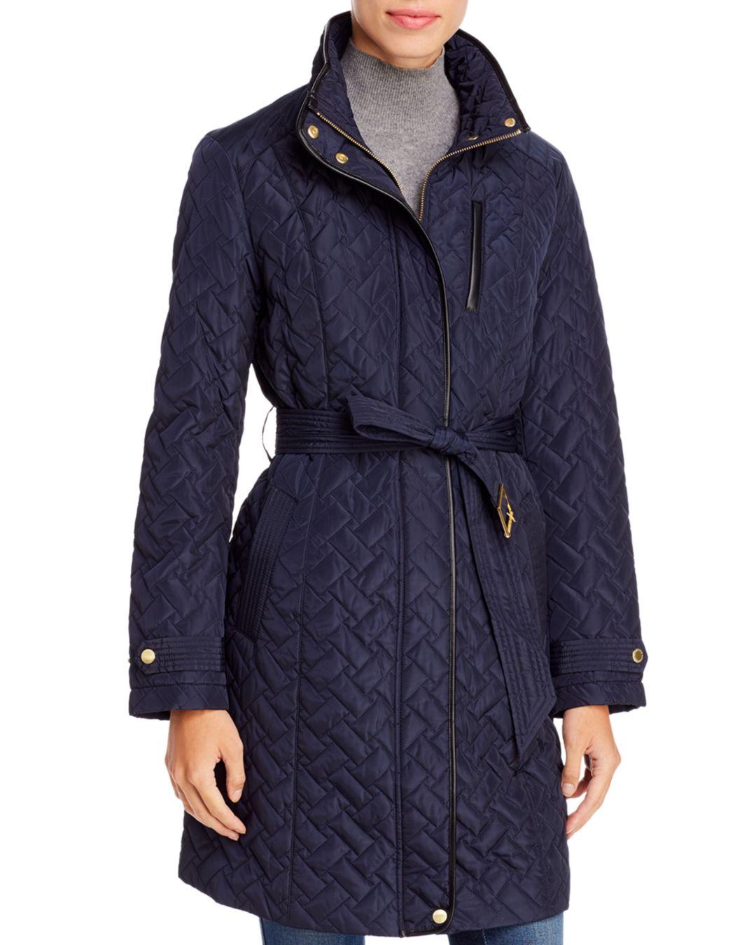 Cole Haan Synthetic Quilted Jacket in Dark Navy (Blue) - Lyst