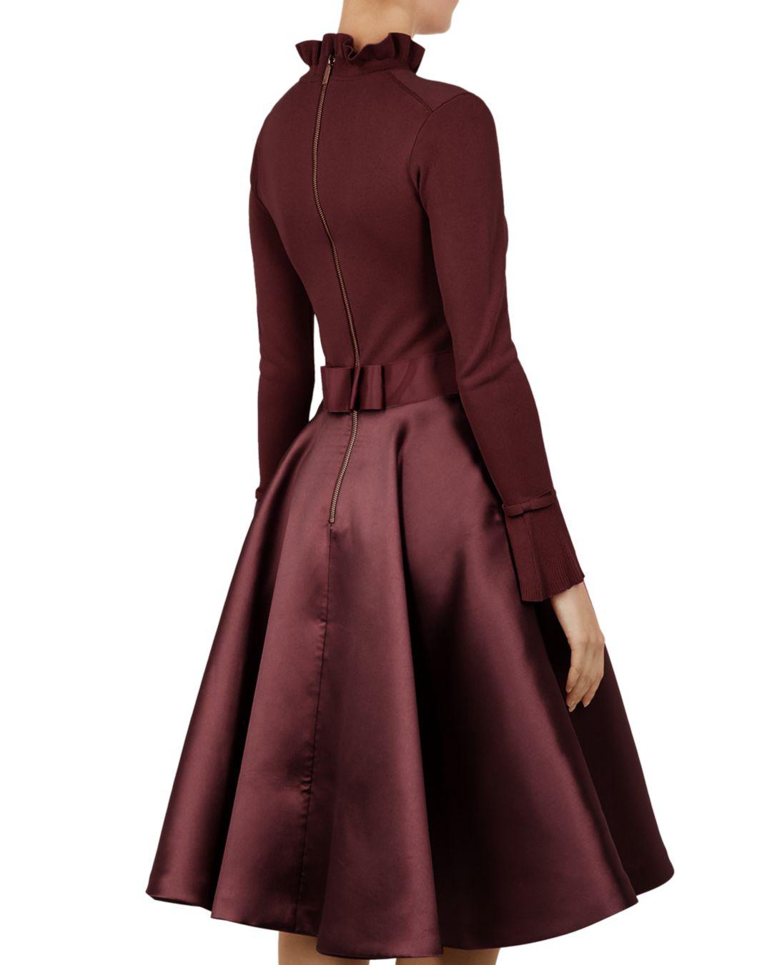 zadi frill cuff dress