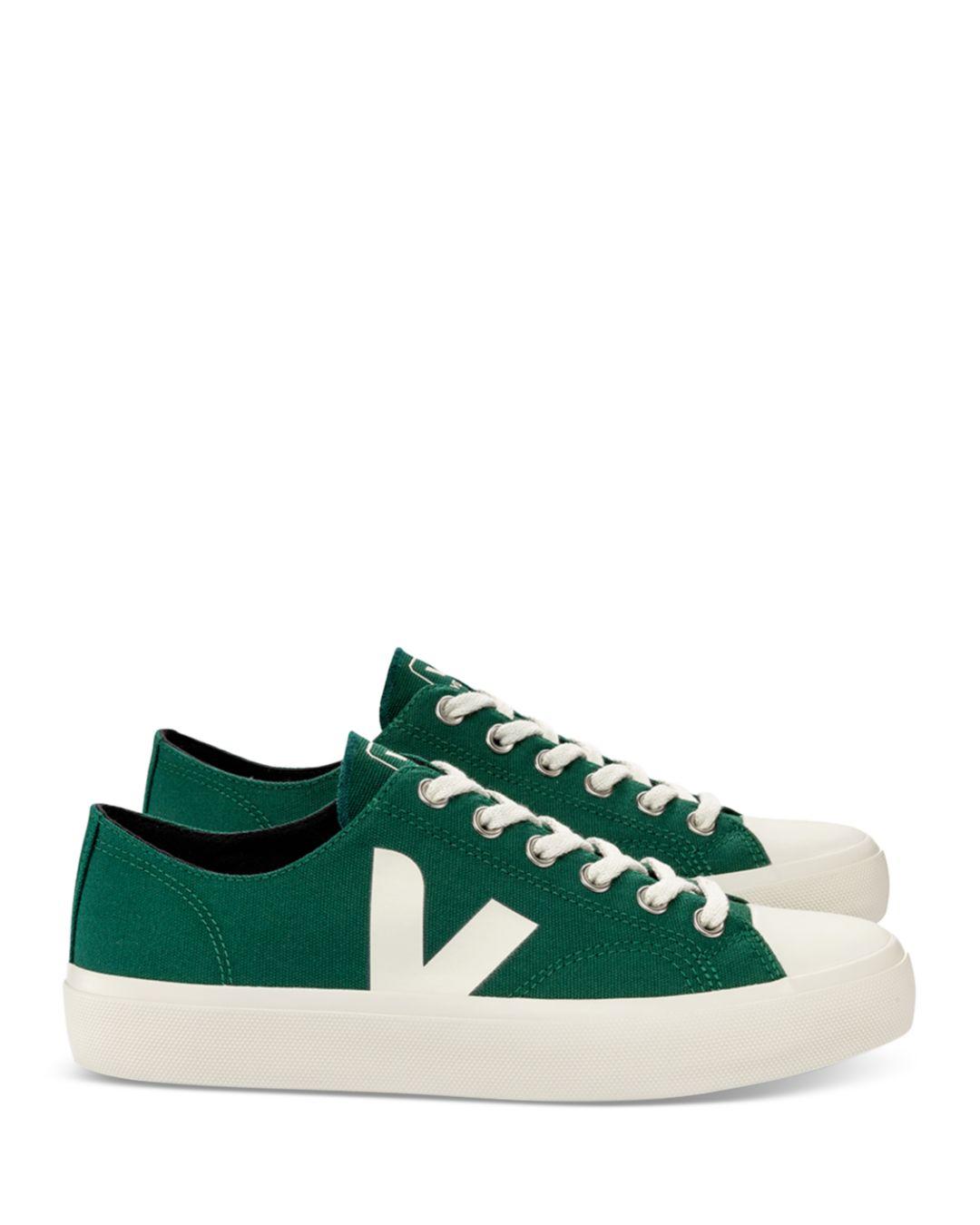 Veja Wata Ii Low Lace Up Sneakers in Green for Men | Lyst