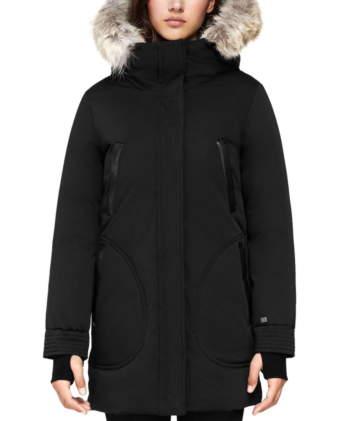soia & kyo saundra hooded down coat