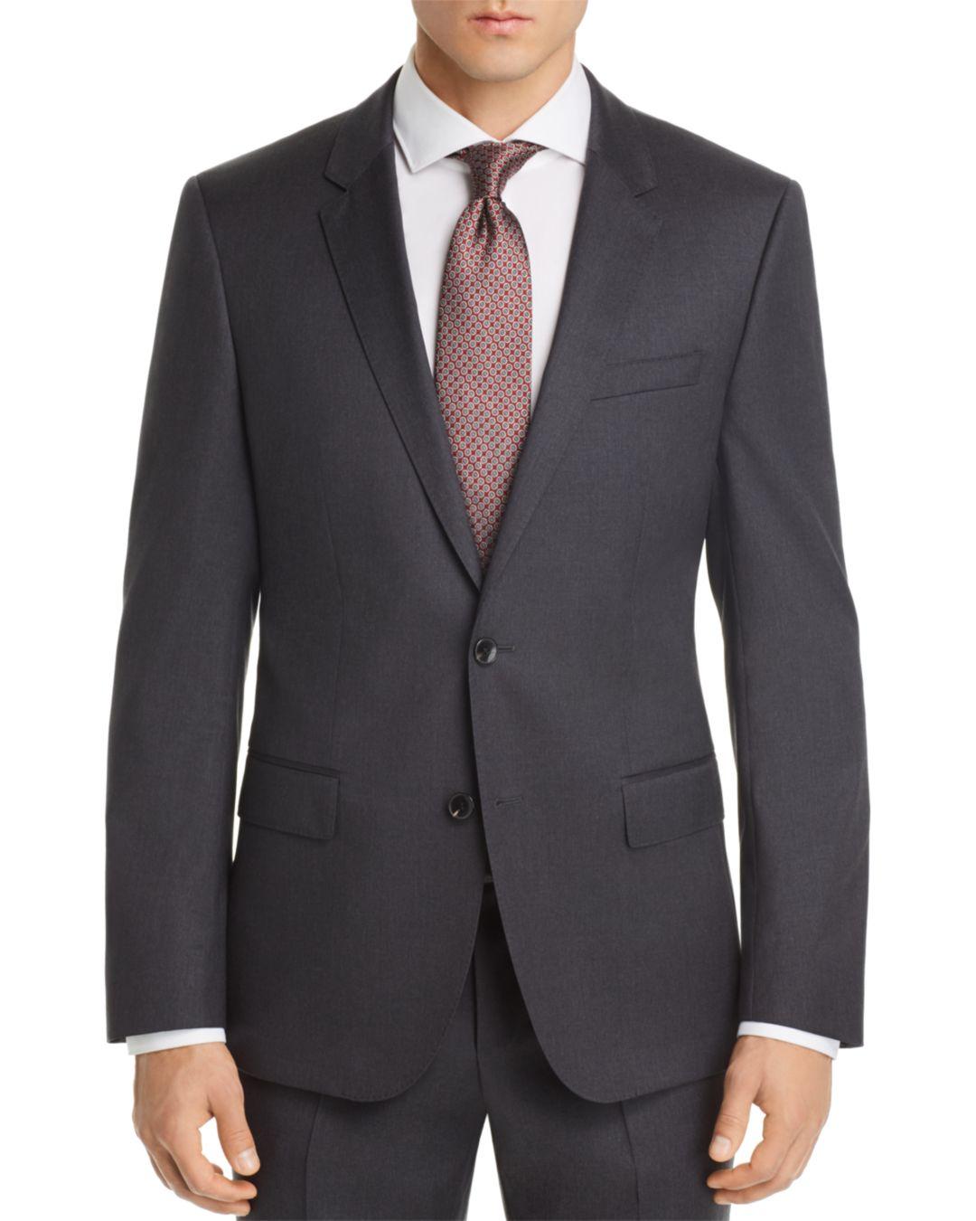 BOSS by HUGO BOSS Hayes Slim Fit Create Your Look Suit Jacket in Dark Gray  (Gray) for Men | Lyst