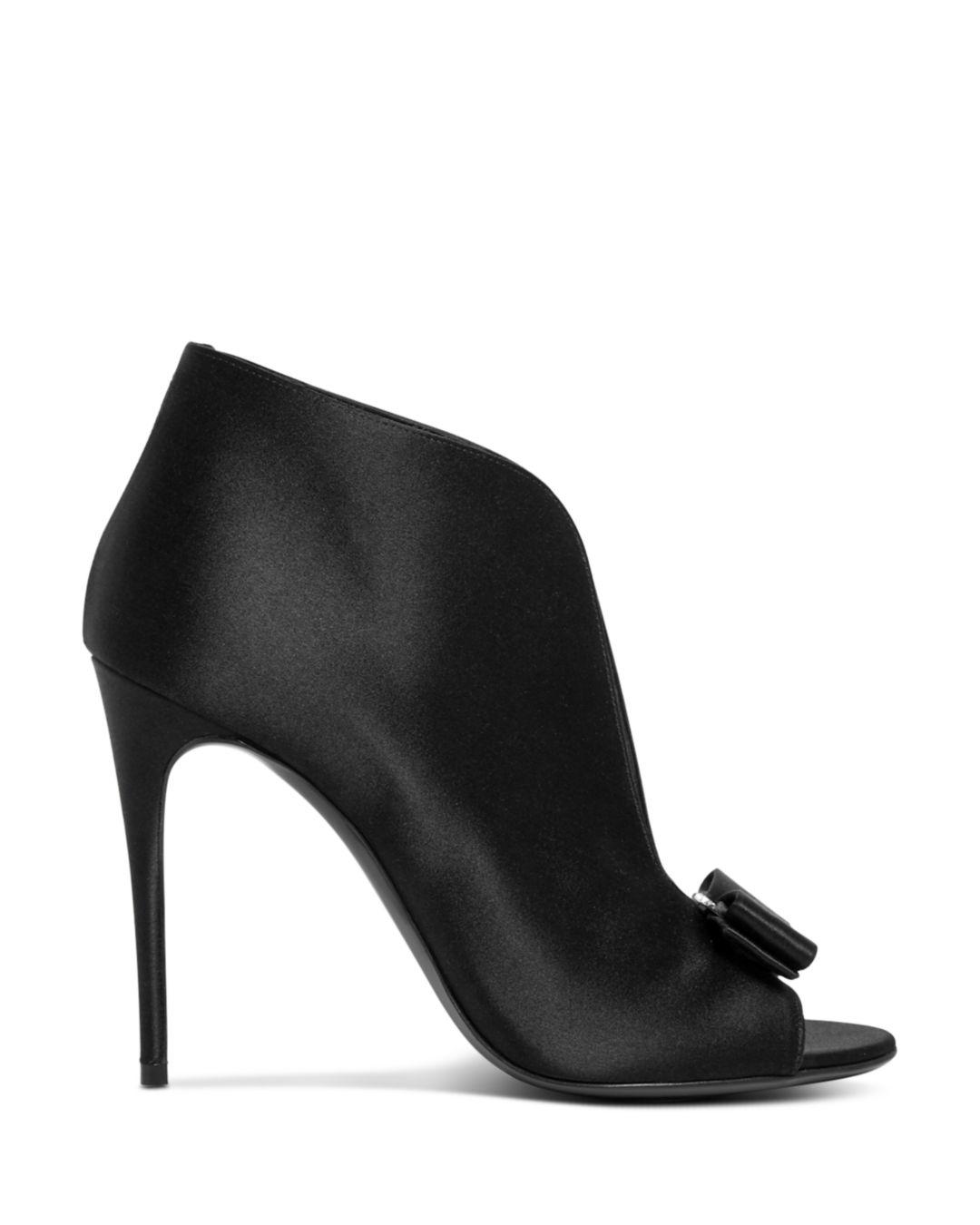 ferragamo bow booties