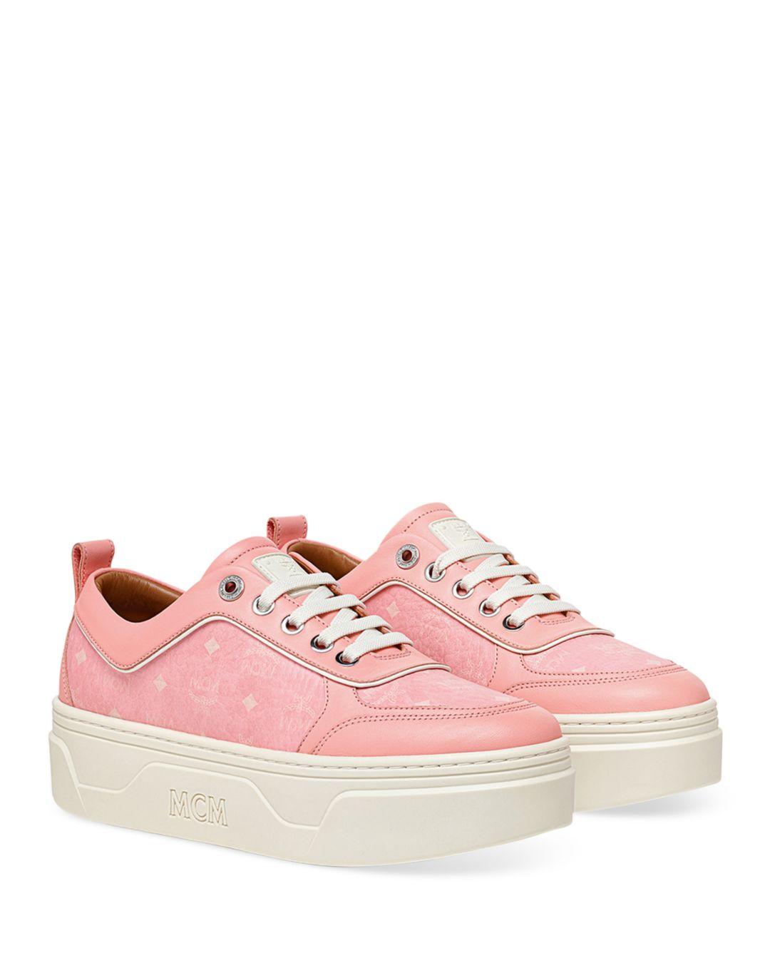 mcm skyward platform sneakers