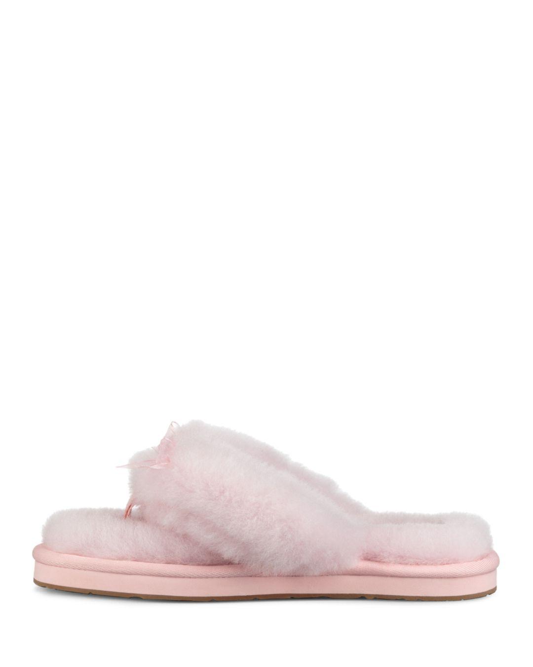 ugg pink flip flops