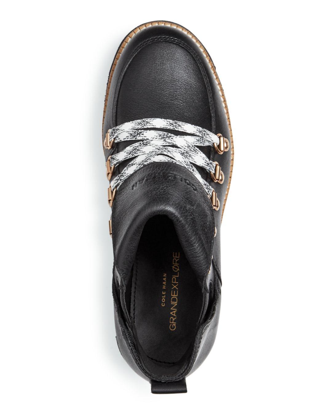 cole haan wedge hiker boot
