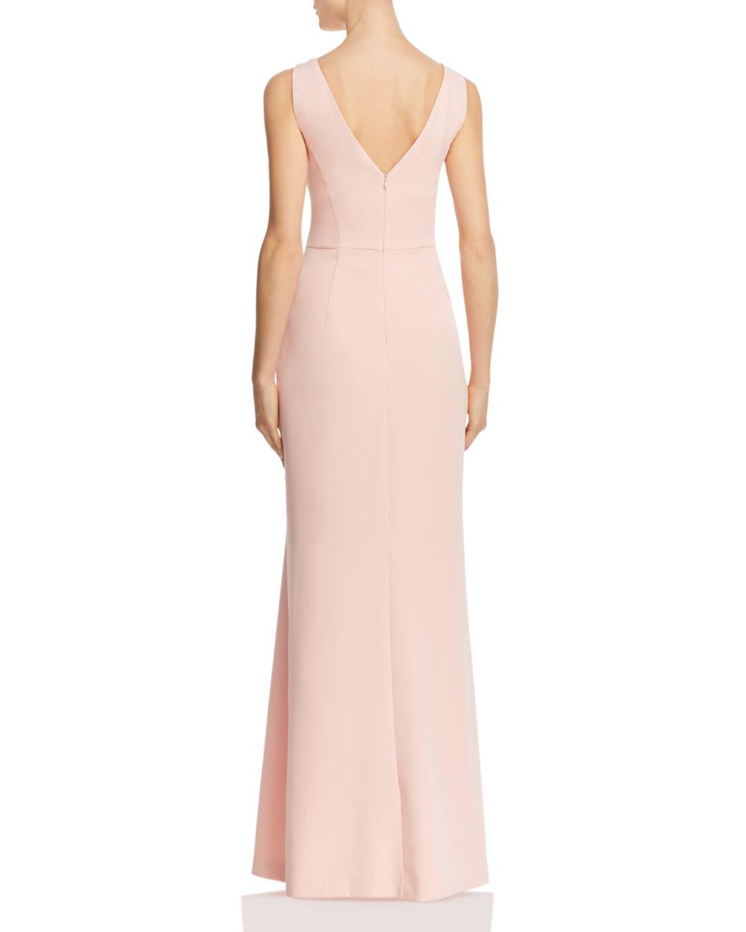 cascading ruffle gown