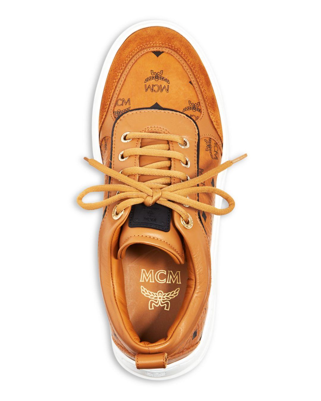 mcm skyward platform sneakers