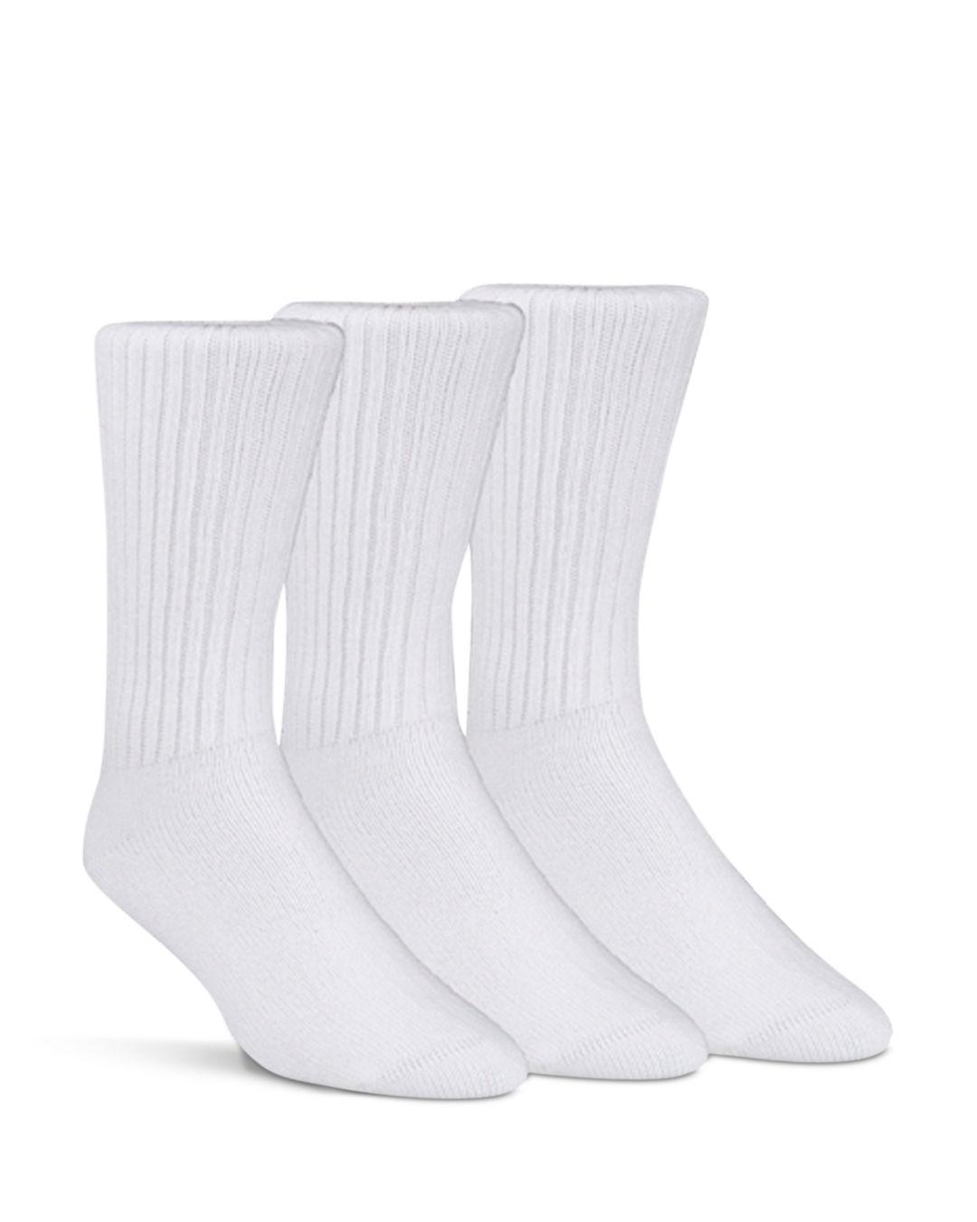 Calvin Klein Classic Crew Socks, Pack Of 3 in White for Men - Lyst