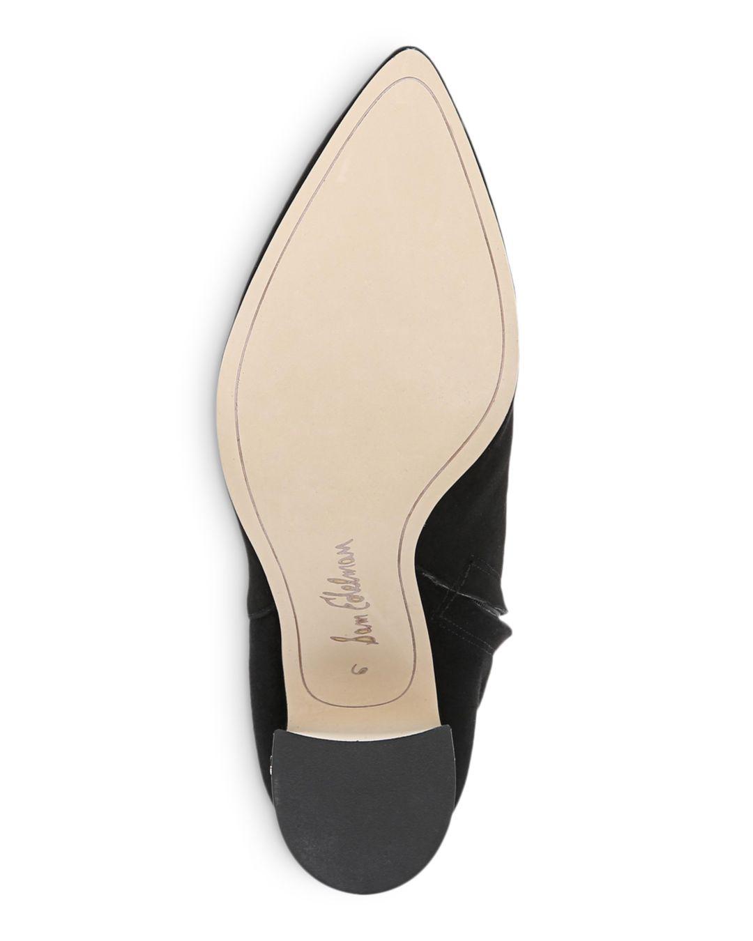 sam edelman pointed toe booties