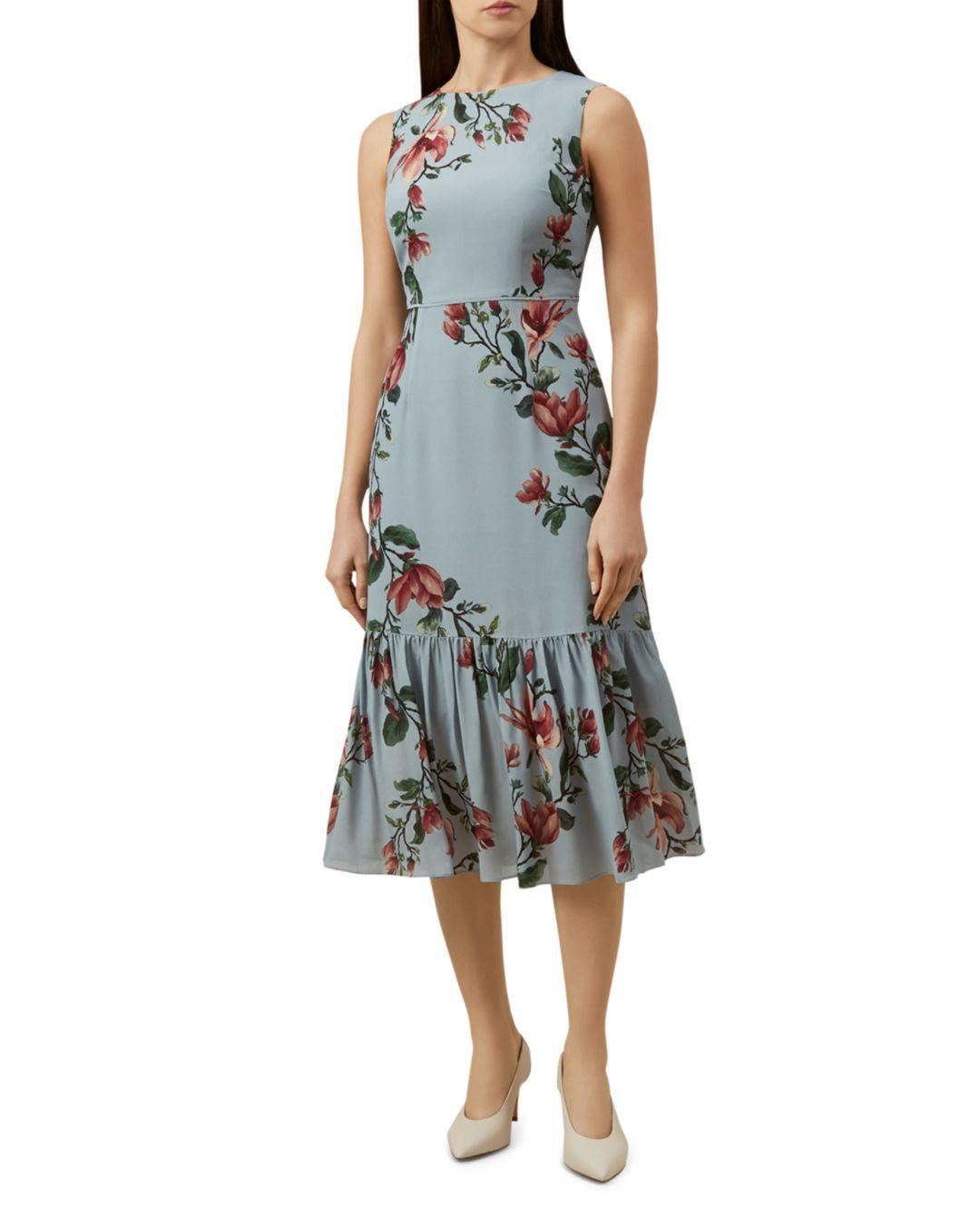 hobbs navy floral dress
