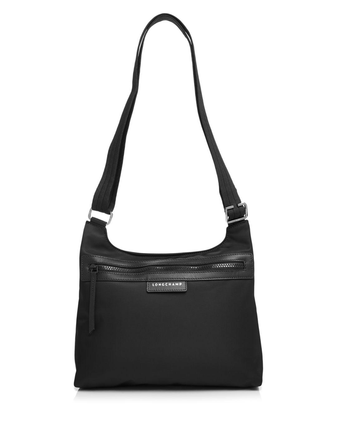 Longchamp Synthetic Le Pliage Neo Flat Nylon Crossbody in Black (Gray