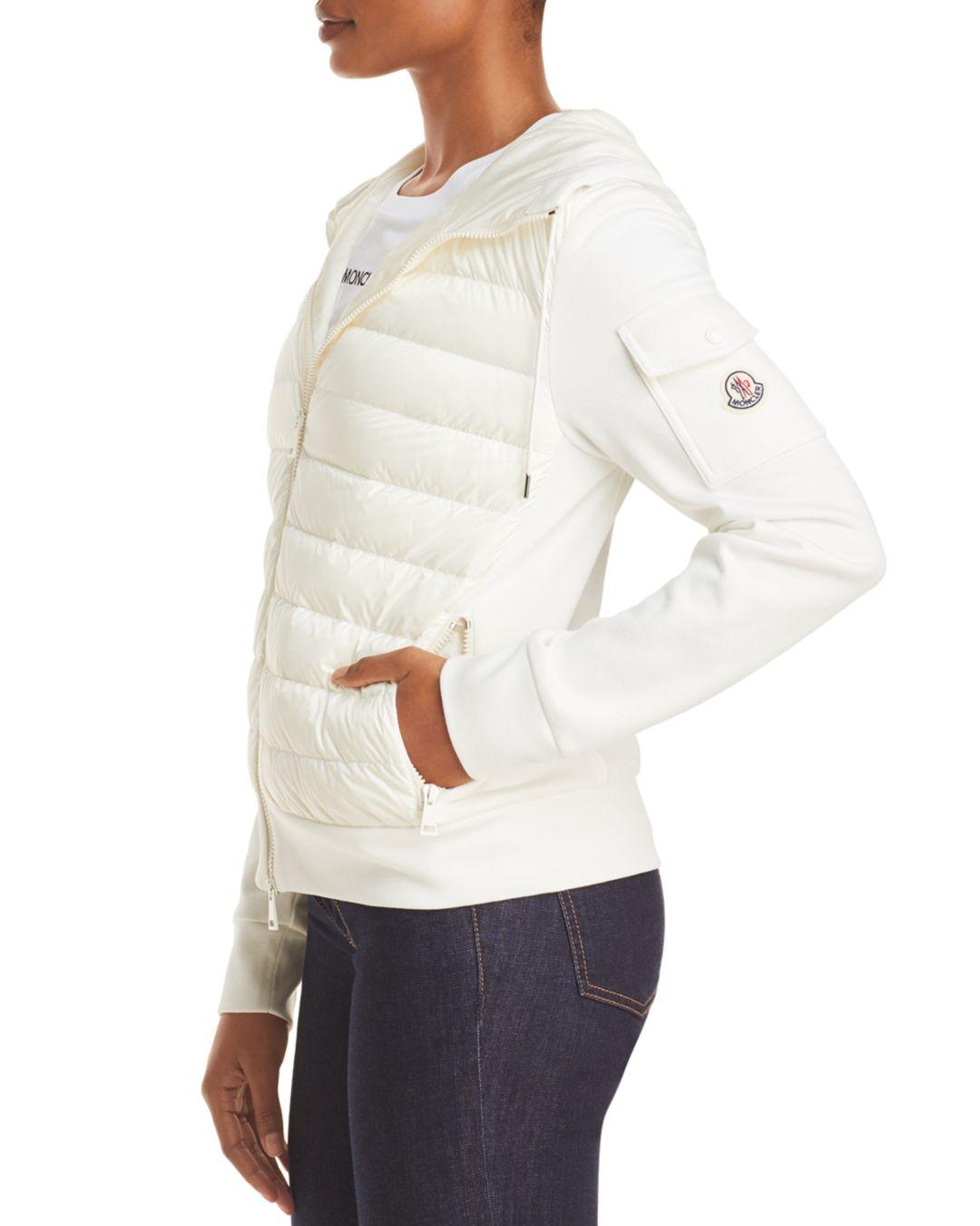 moncler mixed media jacket