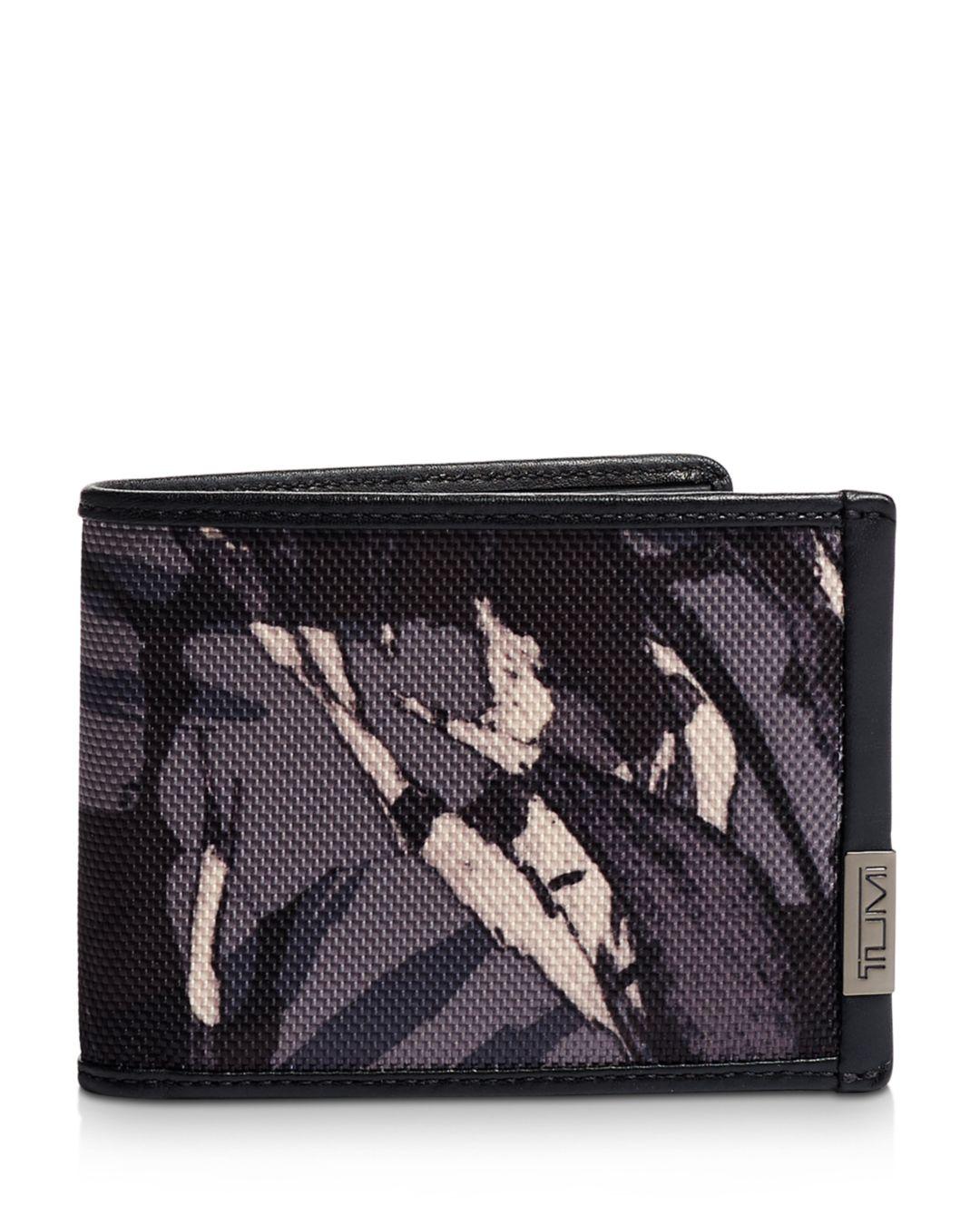 Tumi Synthetic Alpha Double Id Lock(tm) Shielded Ballistic Nylon Wallet