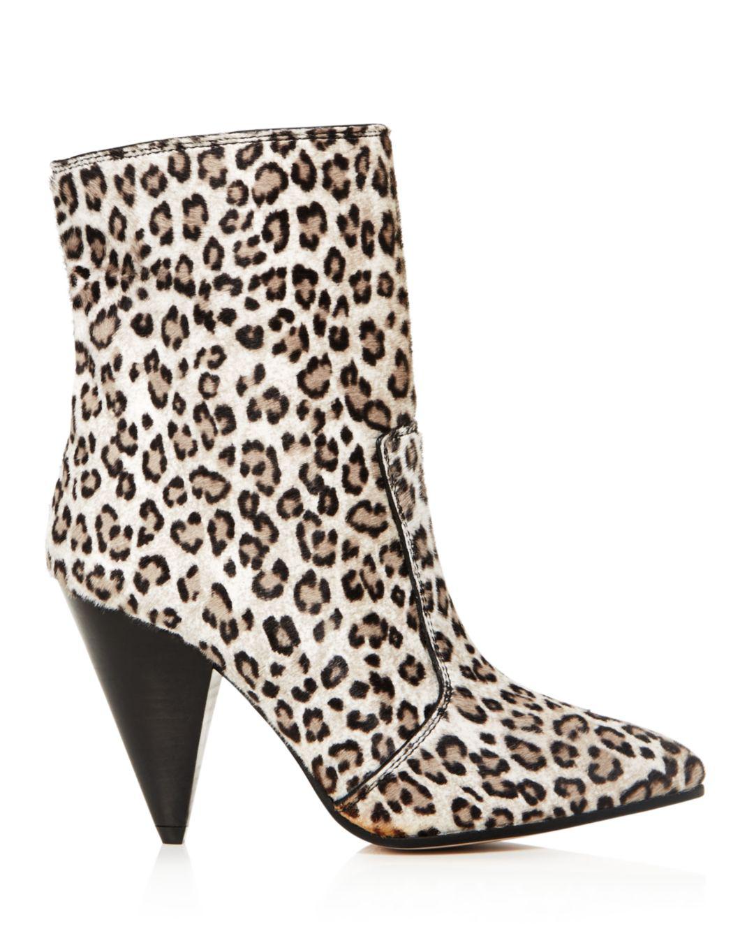 stuart weitzman animal print boots