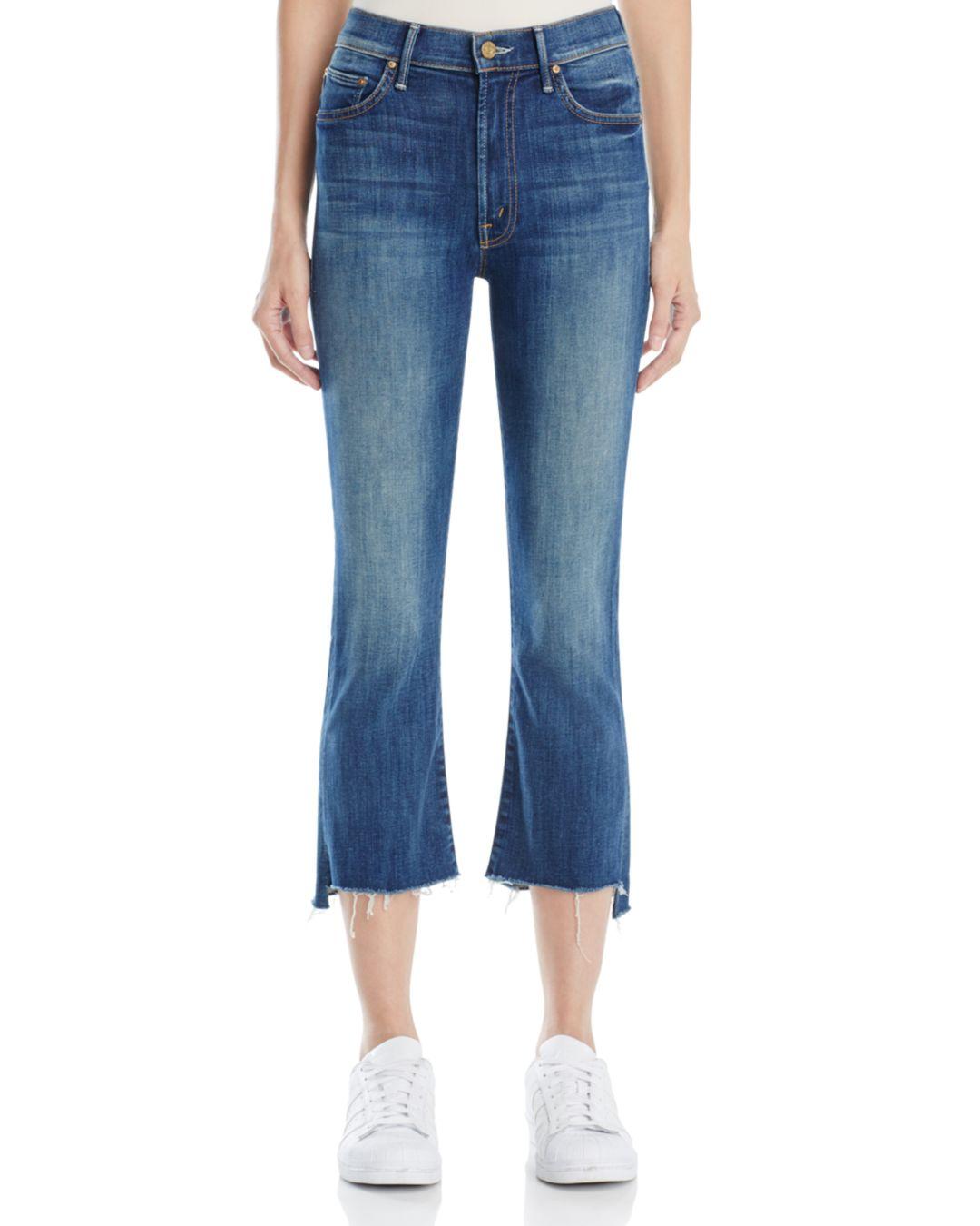Mother Denim Insider Crop Step Fray 