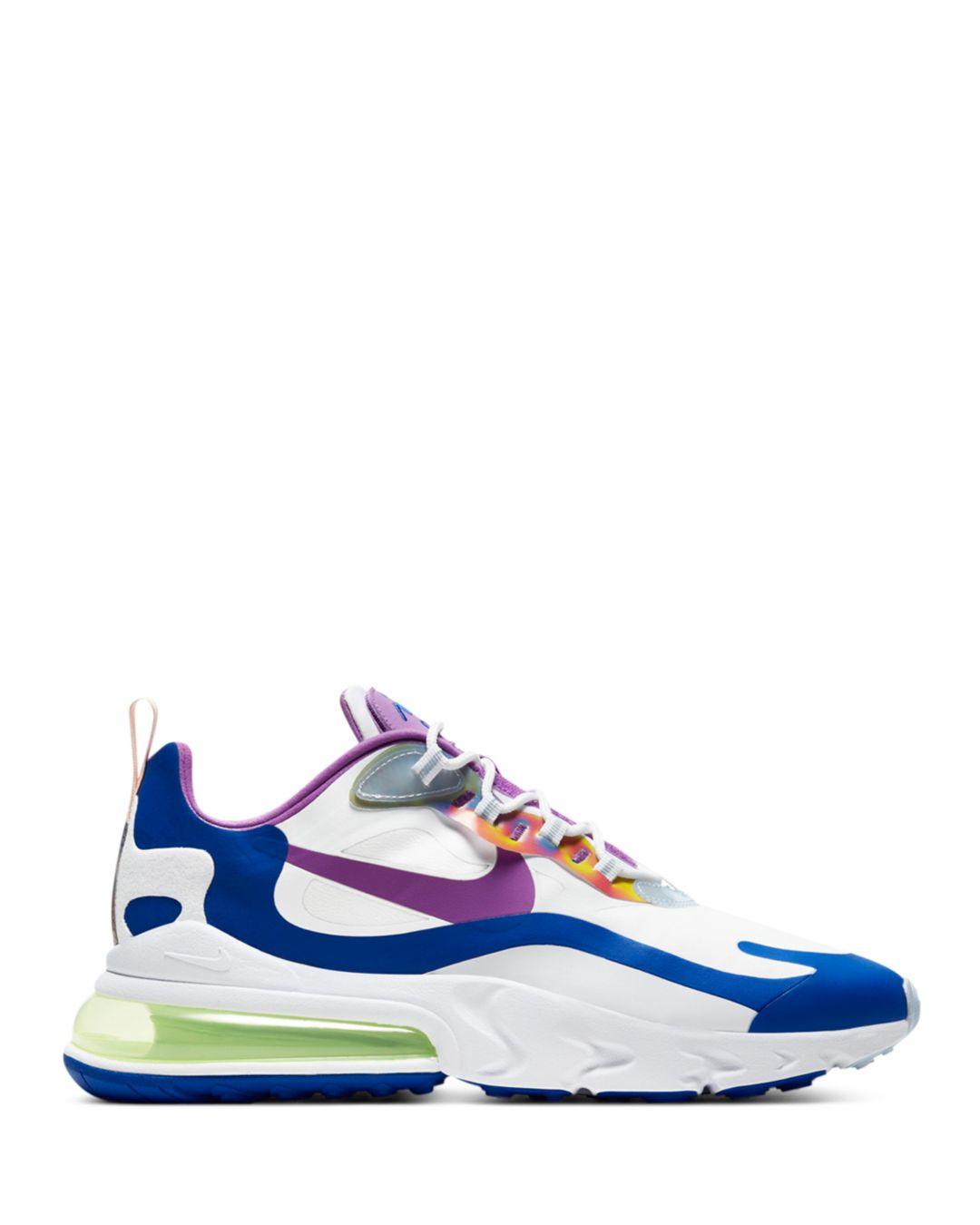 Nike Rubber Men's Air Max 270 React Low - Top Sneakers in Blue for Men - Lyst