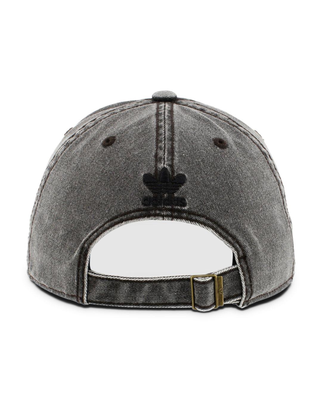 adidas Originals Denim Relaxed Hat in Charcoal (Grey) for Men | Lyst Canada