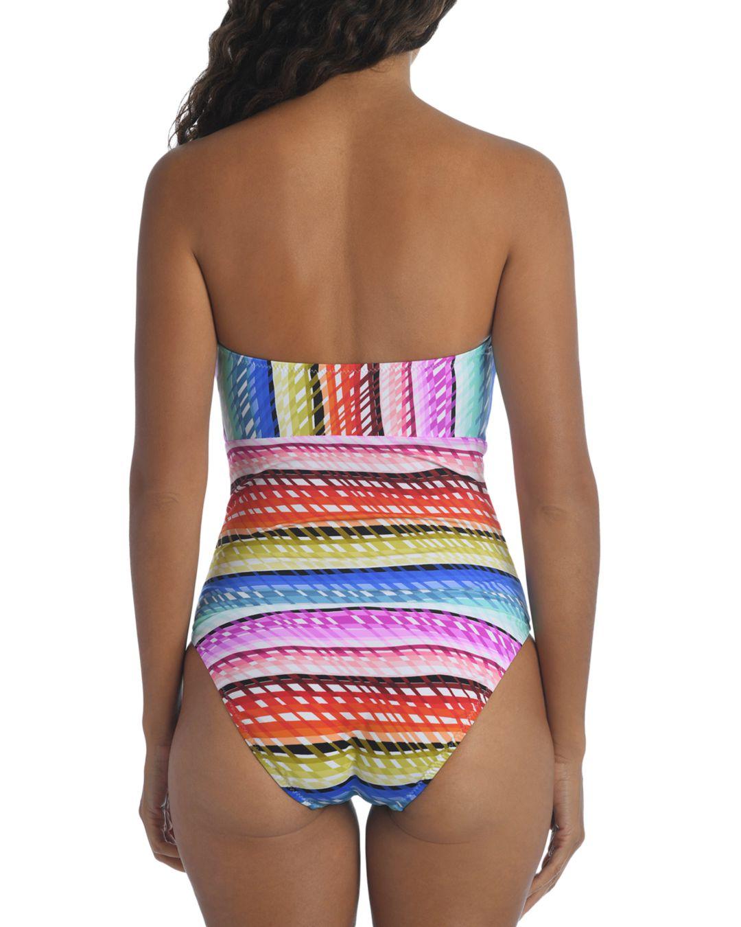 Trina Turk Synthetic Prismatic Printed One Piece Swimsuit Lyst