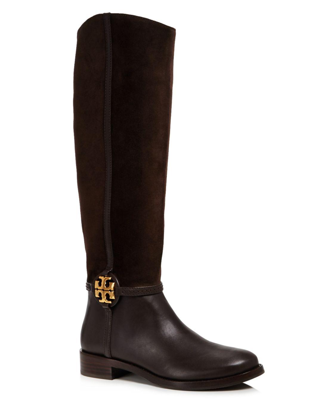 Tory Burch Women's Miller Tall Boots in Black | Lyst