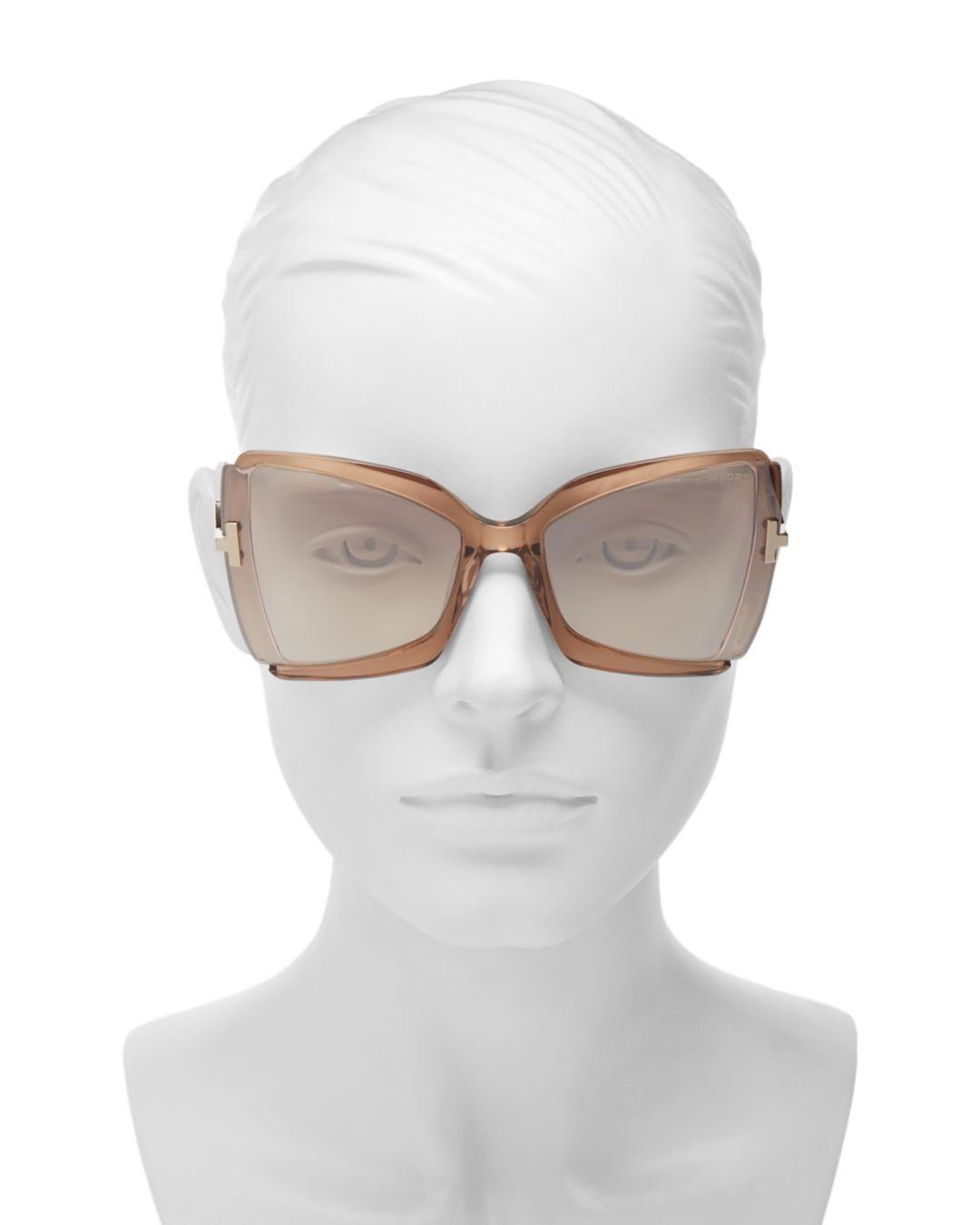 Tom Ford Gia Butterfly Sunglasses in 