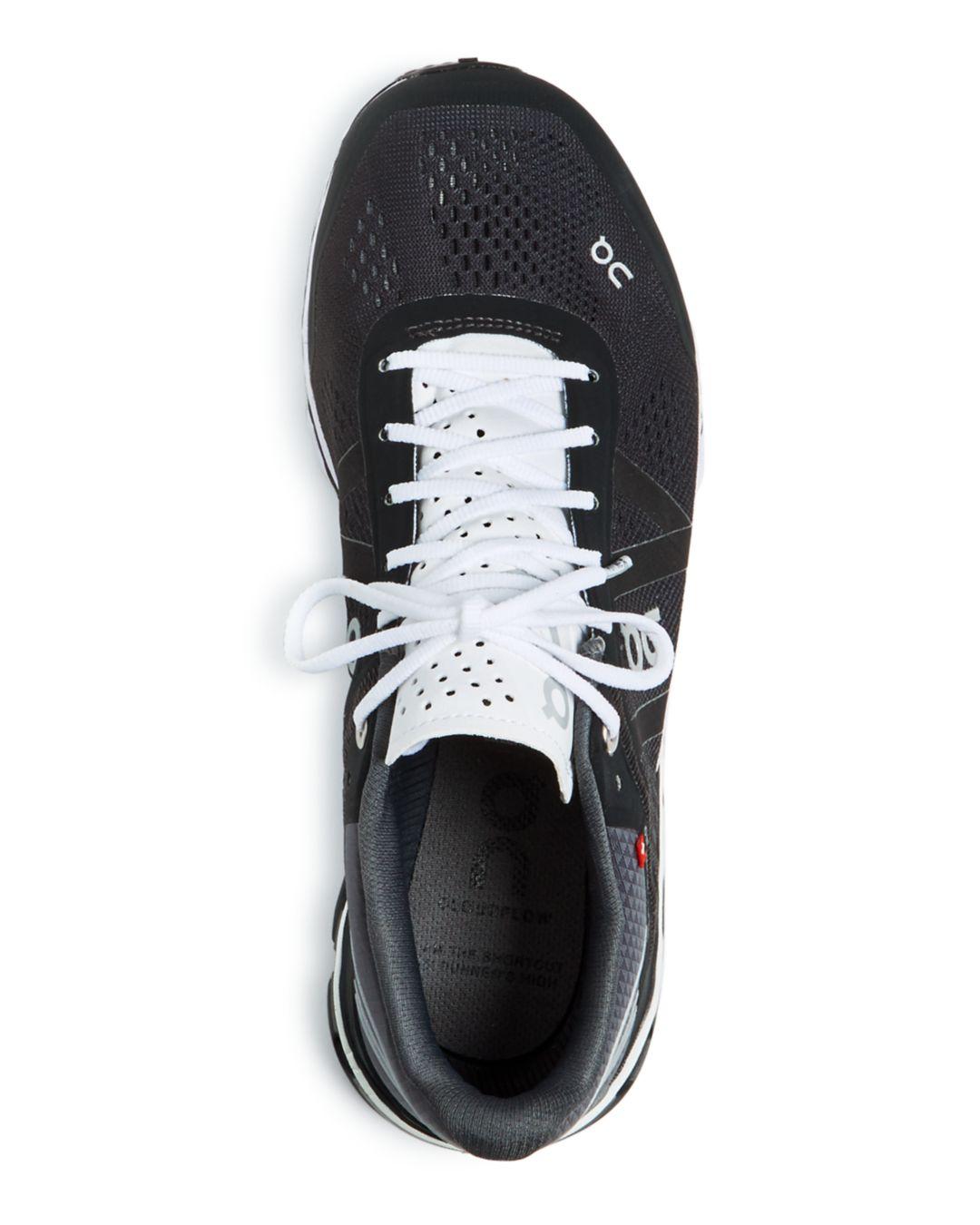 on cloudflow women's black white