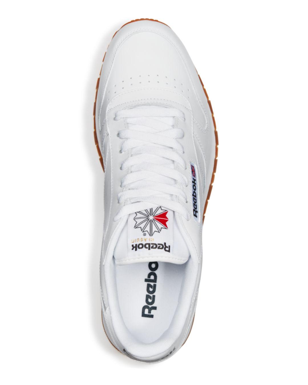 Reebok Men's Classic Leather Sneakers in White for Men | Lyst