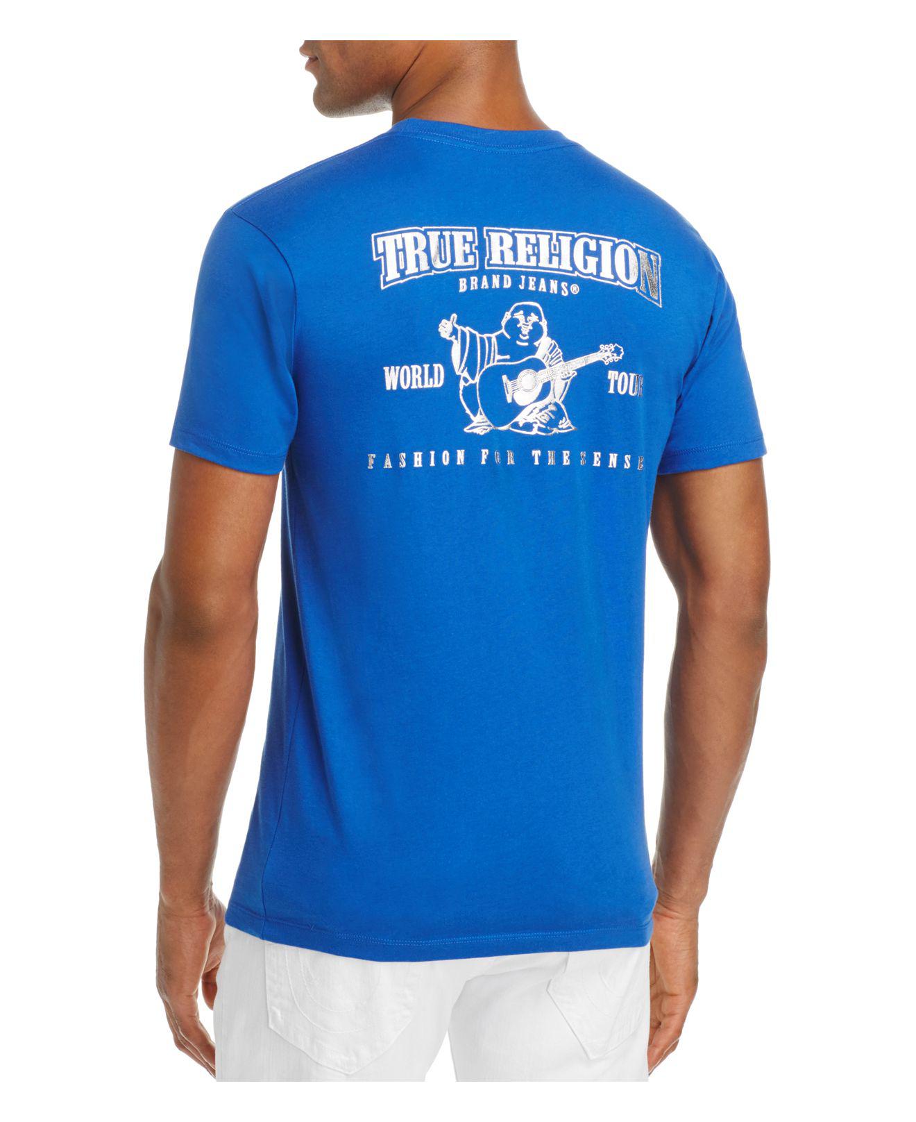blue true religion shirt
