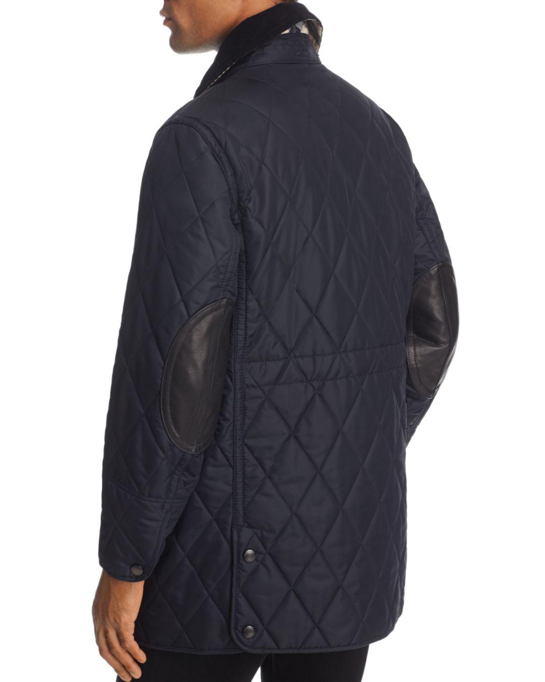 burberry northumberland quilted hooded coat