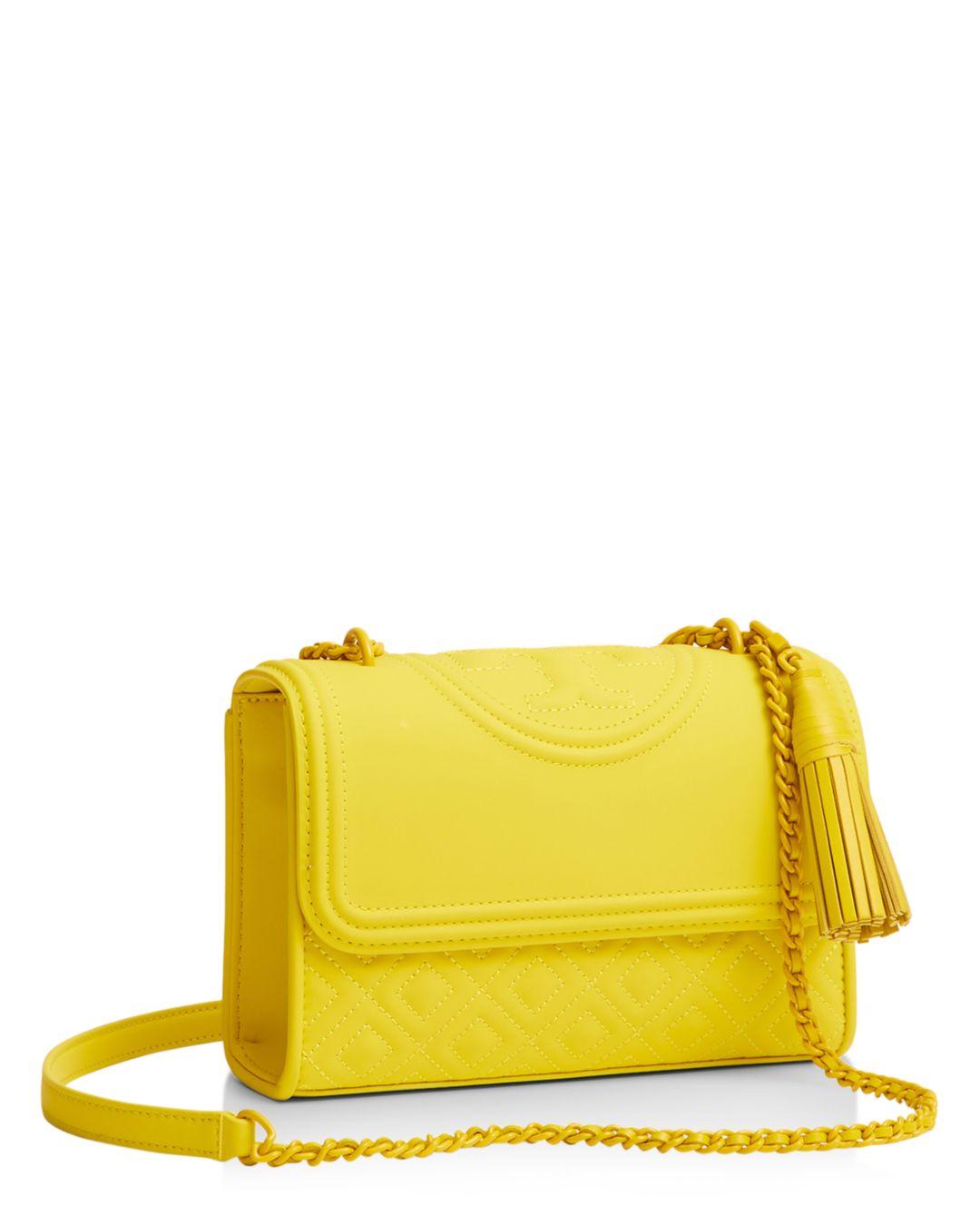 tory burch fleming yellow