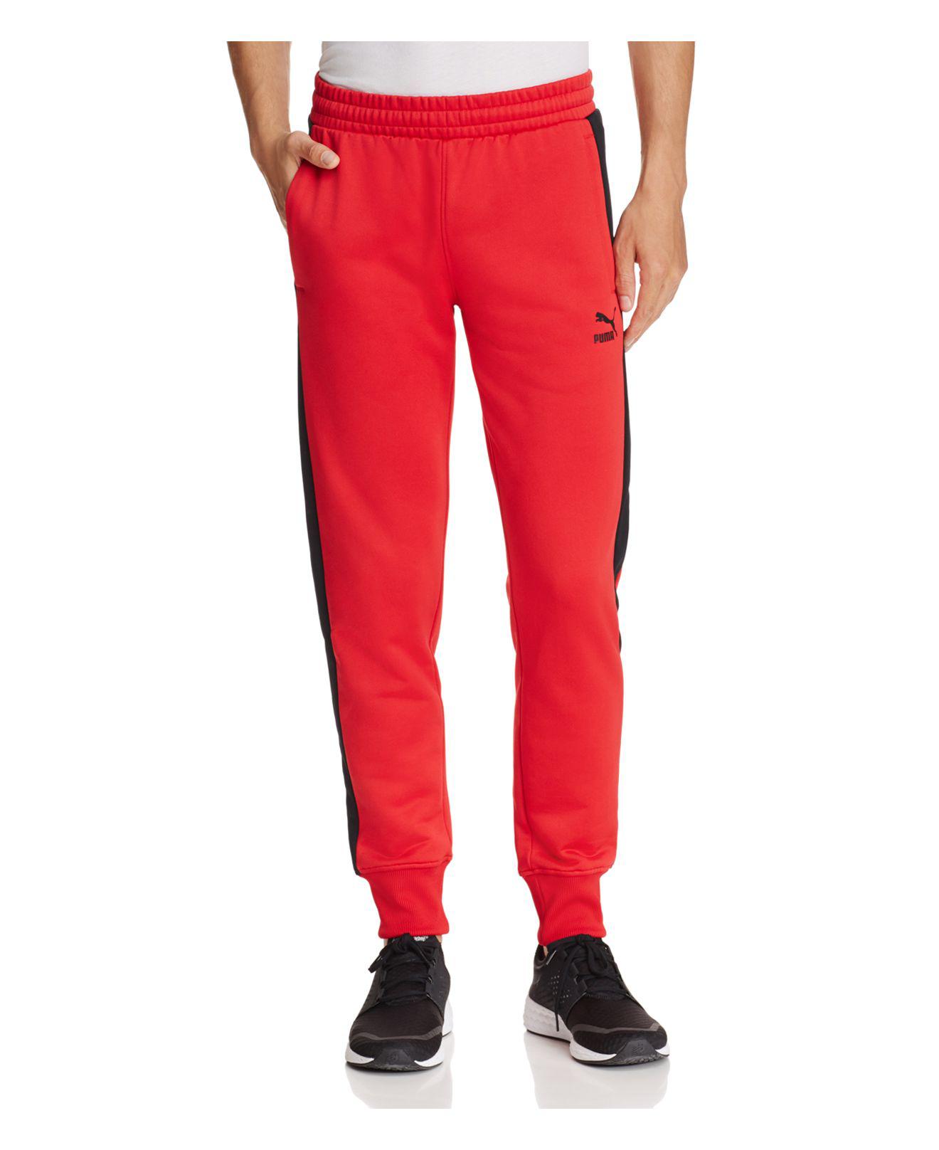 Lyst - Puma Archive T7 Track Pants in Red for Men
