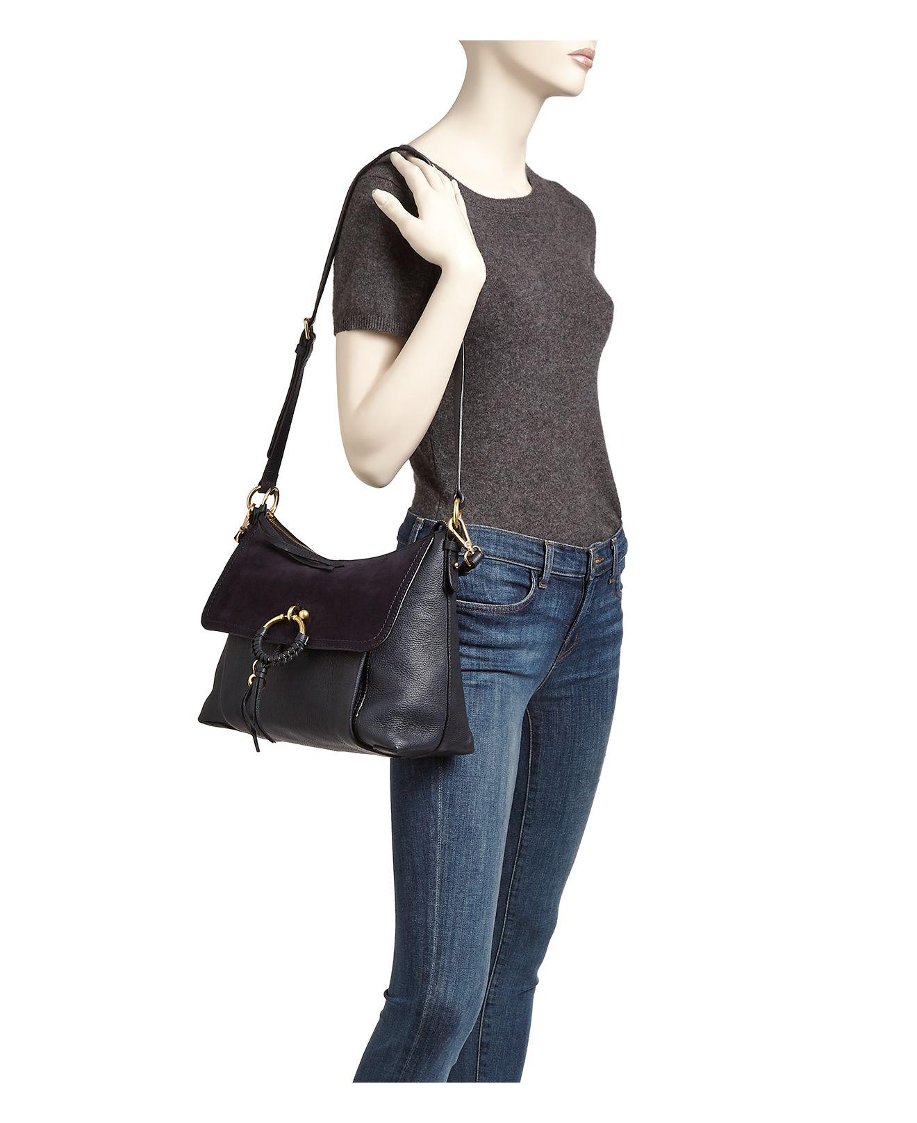joan medium leather shoulder bag