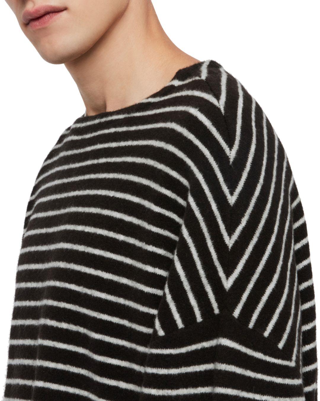 all saints striped sweater