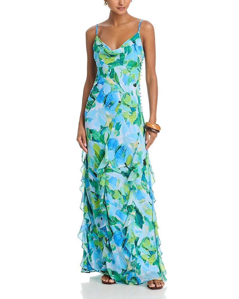 chinese dress ladies PRETTYGARDEN Women's 2026 Summer Flowy Maxi Dress Casual Sleeveless  Spaghetti Strap Ruffle Beach Long Dresses (Aqua Green,Small) at Amazon  Women's Clothing store