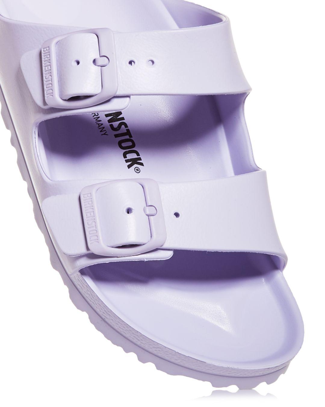 Birkenstock Arizona Eva Essentials Slide Sandals in Lavender (Purple) -  Save 85% | Lyst