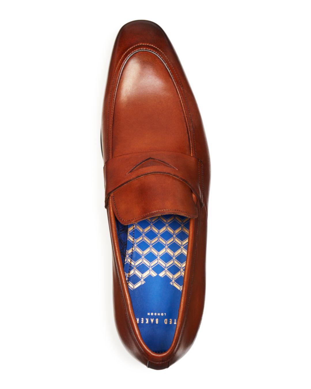ted baker tan loafers