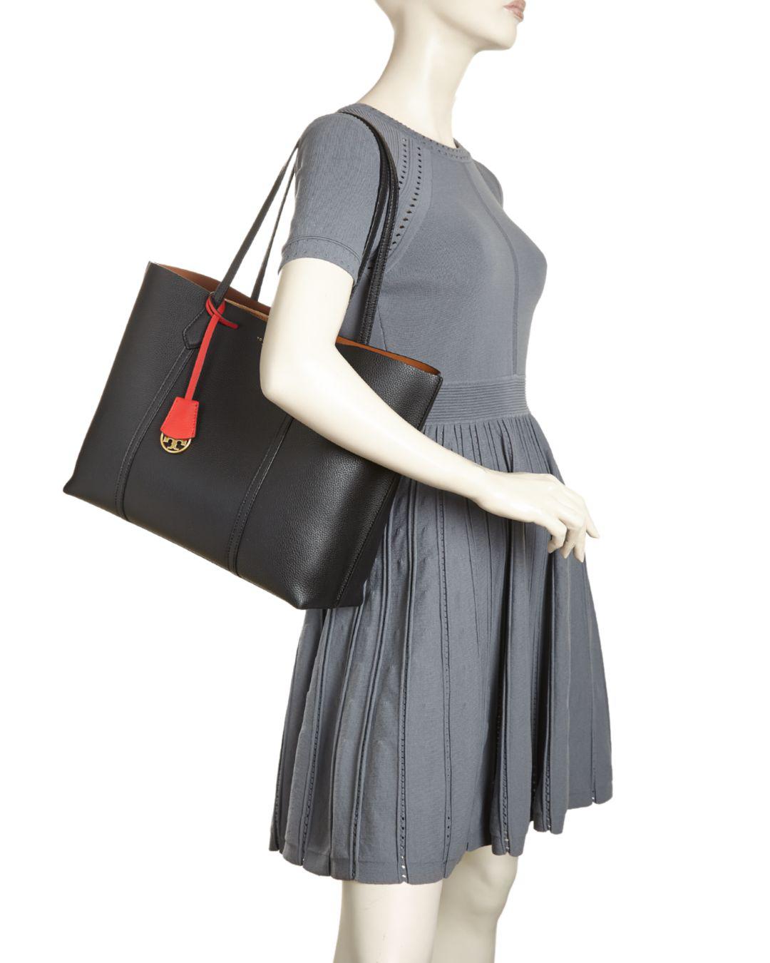 tory burch leather tote