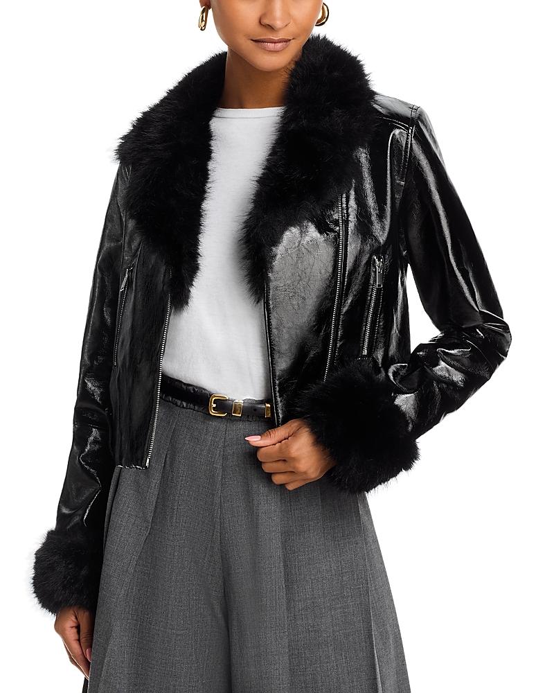 chinese dress ladies Paige Denim Fiorella Faux Leather Midi Dress in French Press – Suite 201