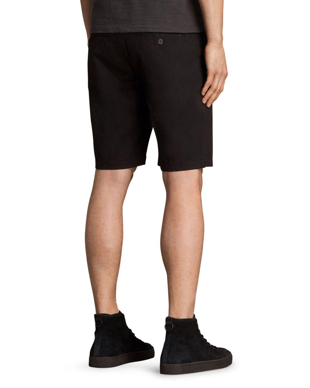 all saints colbalt chino shorts