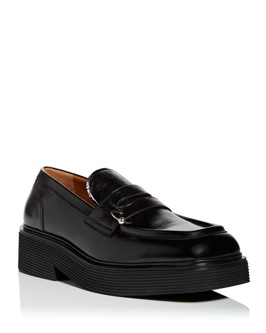 marni platform loafers