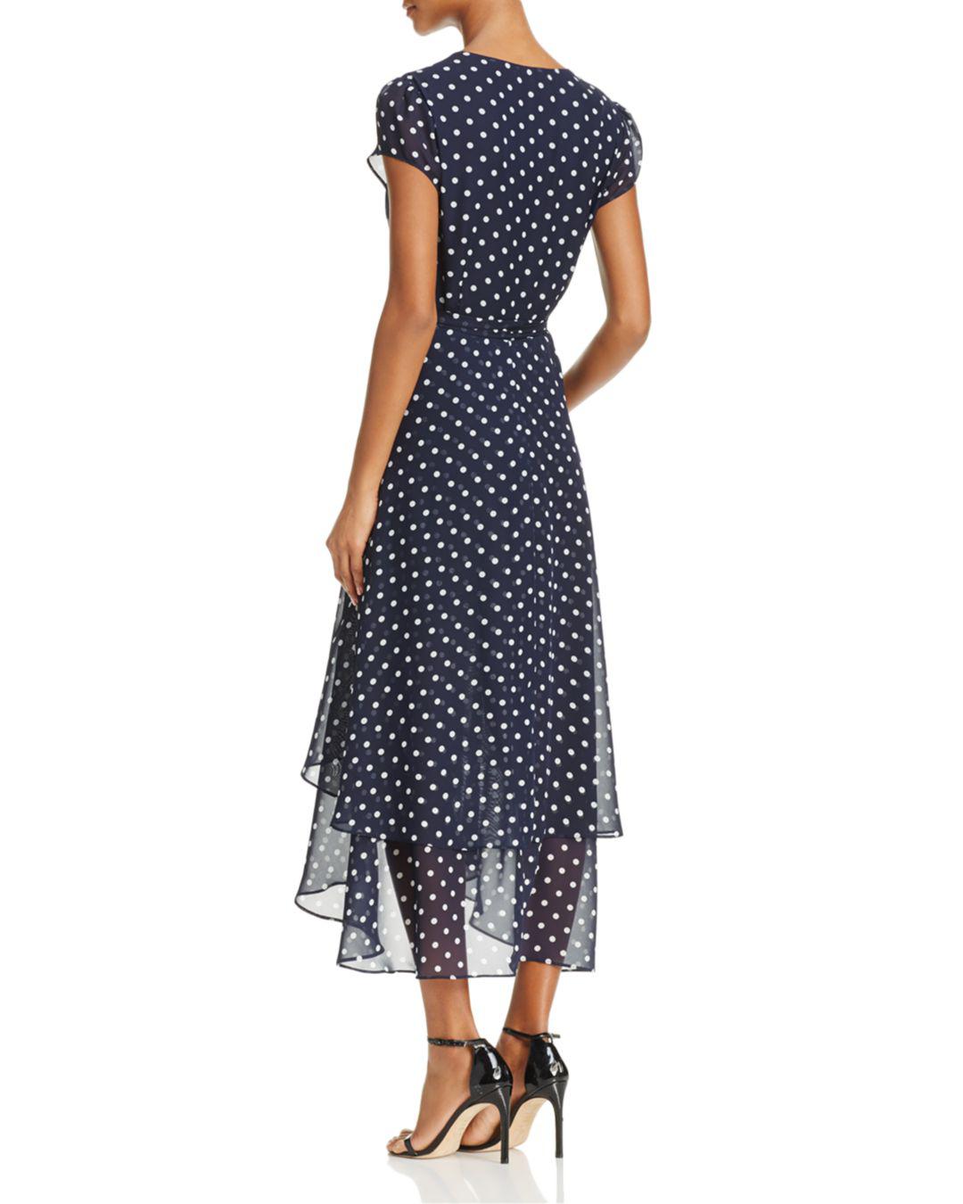 betsey johnson polka dot wrap dress