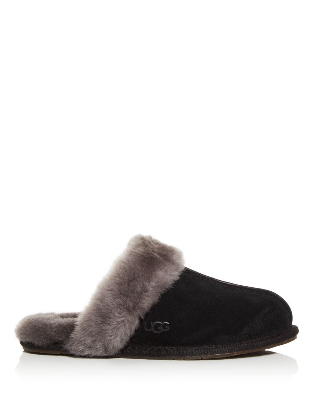 ugg scuff mule suede slippers