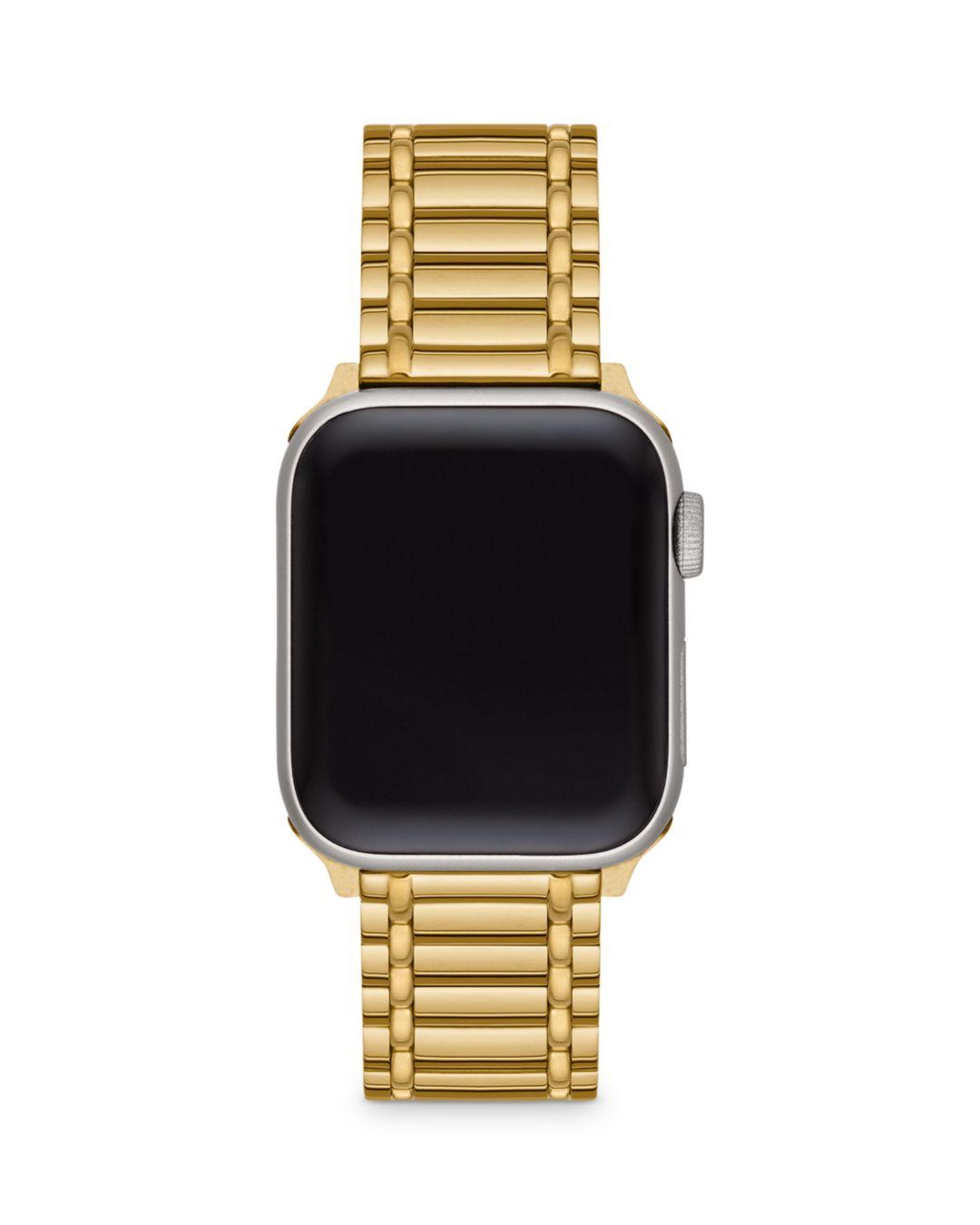 Tory Burch Miller Apple Watch® Band in Metallic | Lyst