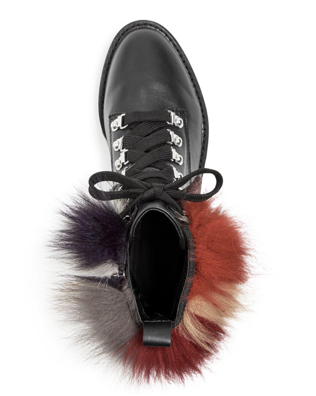 rebecca minkoff jaylin fur bootie