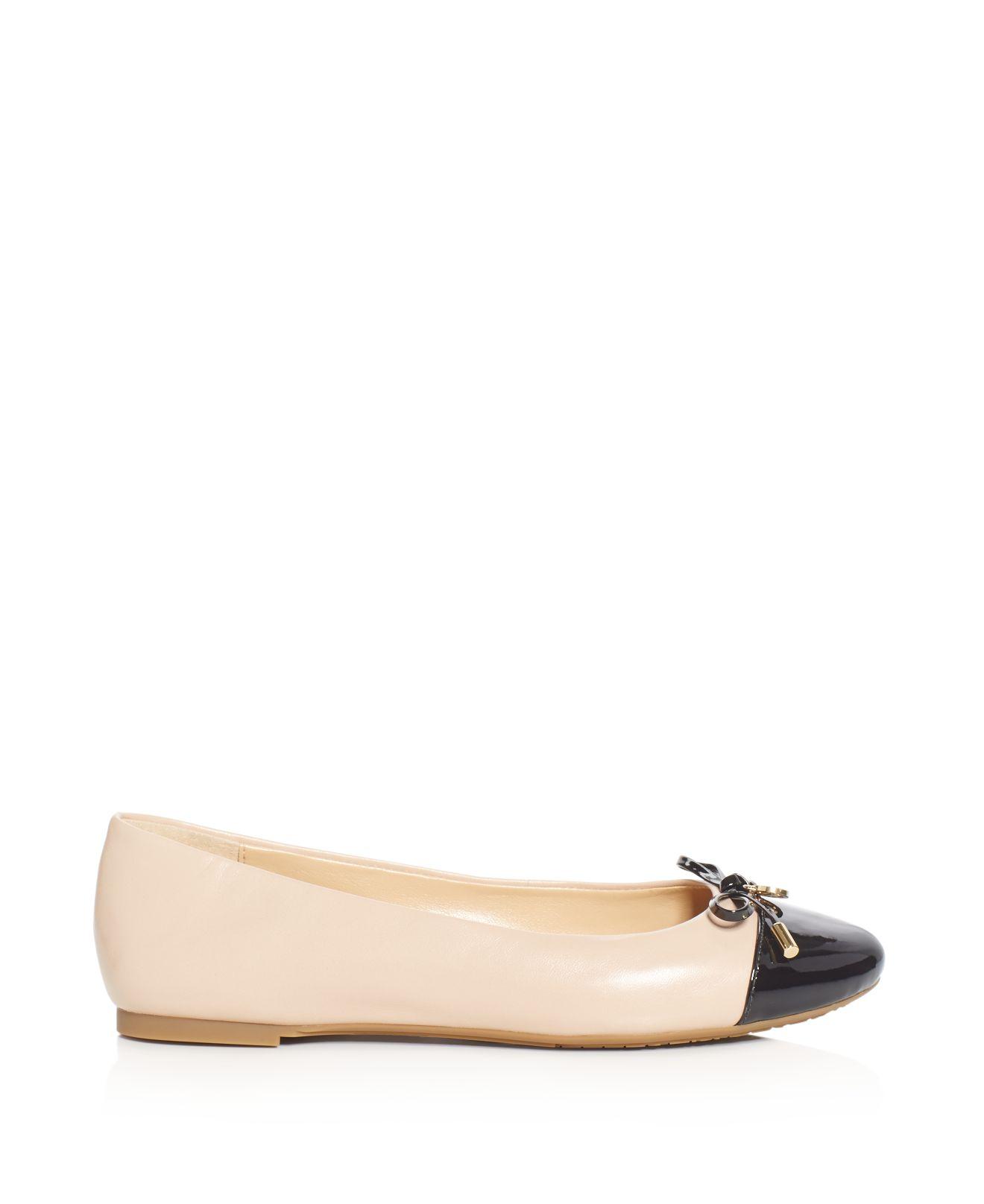 michael michael kors melody toe cap ballerinas