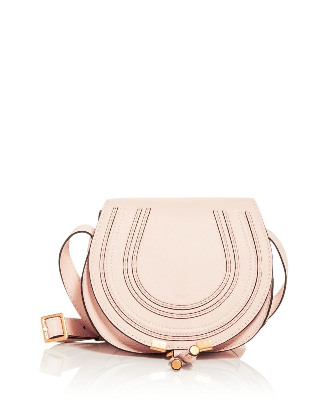 Chloé Small Marcie logo-debossed Tote Bag - Pink