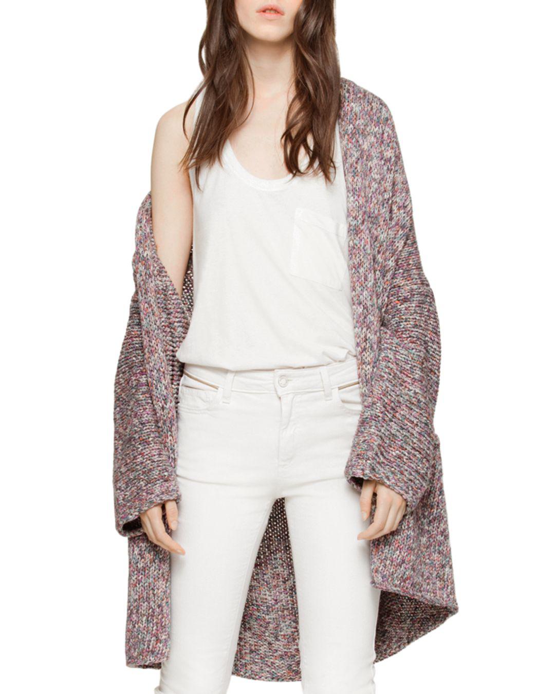 lavender duster cardigan